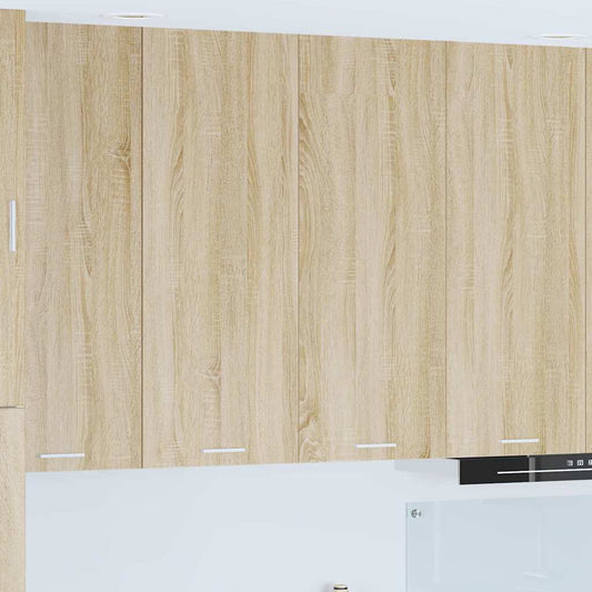 vidaXL Hanging Cabinet Sonoma Oak 80 x 31 x 100 cm Engineered Wood