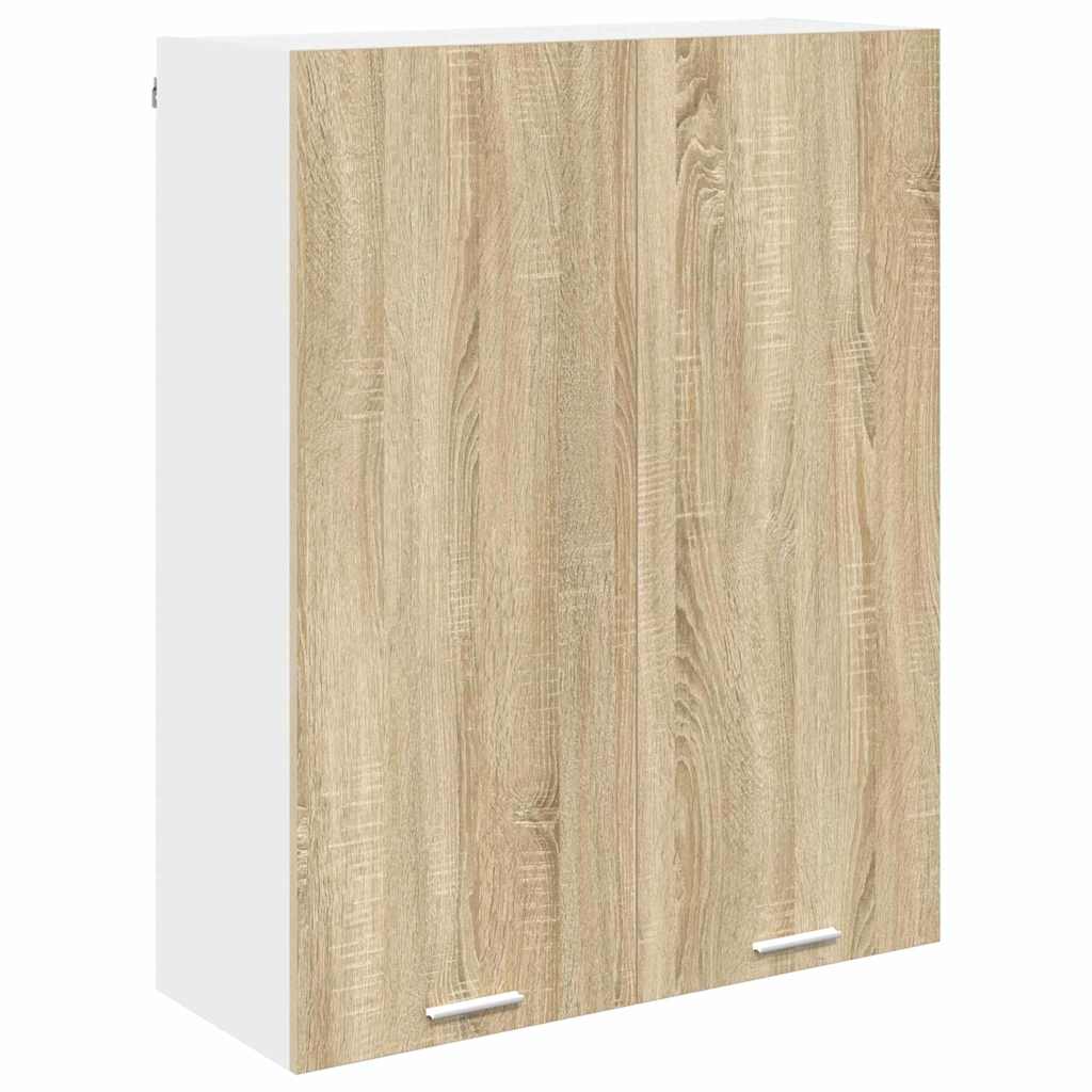 vidaXL Hanging Cabinet Sonoma Oak 80 x 31 x 100 cm Engineered Wood