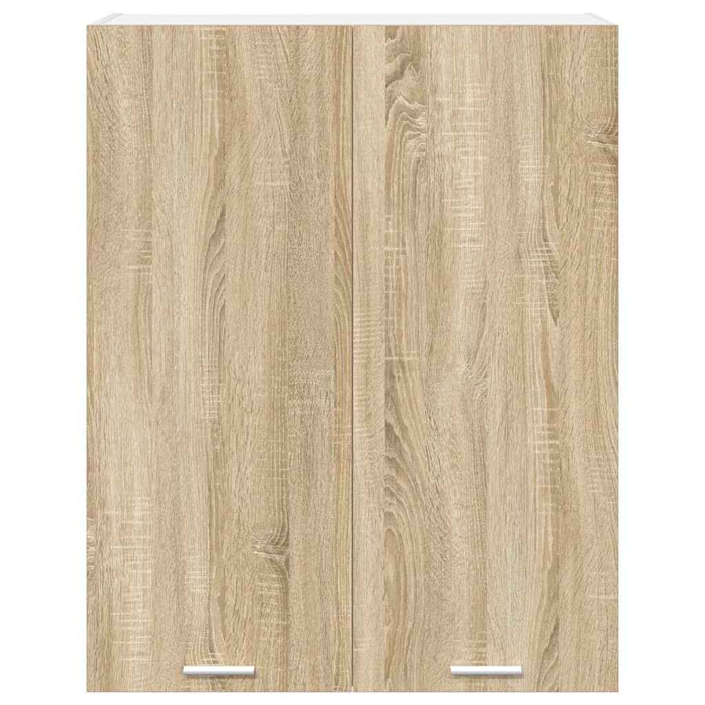 vidaXL Hanging Cabinet Sonoma Oak 80 x 31 x 100 cm Engineered Wood