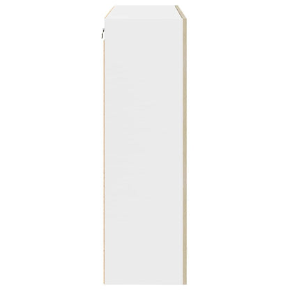 vidaXL Hanging Cabinet Sonoma Oak 80 x 31 x 100 cm Engineered Wood