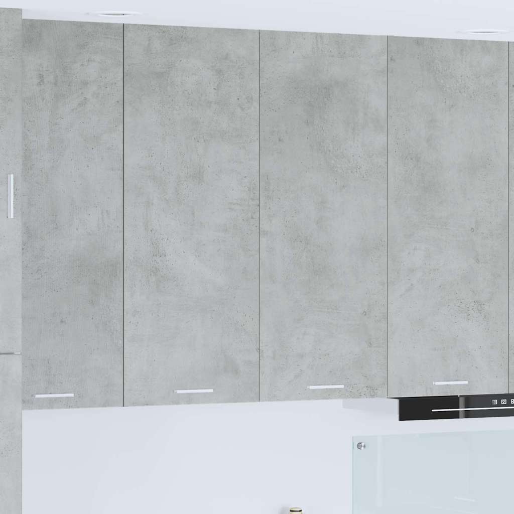 vidaXL Hanging Cabinet Concrete Grey 80 x 31 x 100 cm Engineered Wood