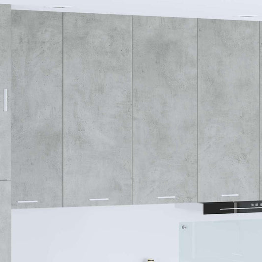 vidaXL Hanging Cabinet Concrete Grey 80 x 31 x 100 cm Engineered Wood
