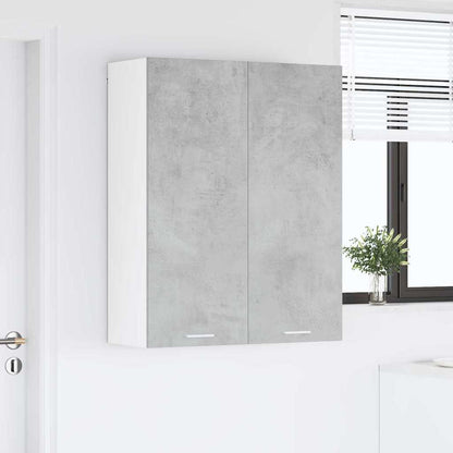 vidaXL Hanging Cabinet Concrete Grey 80 x 31 x 100 cm Engineered Wood