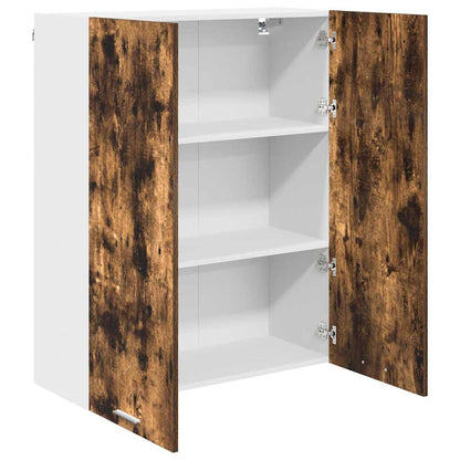 vidaXL Hanging Cabinet Smoked Oak 80 x 31 x 100 cm Engineered Wood
