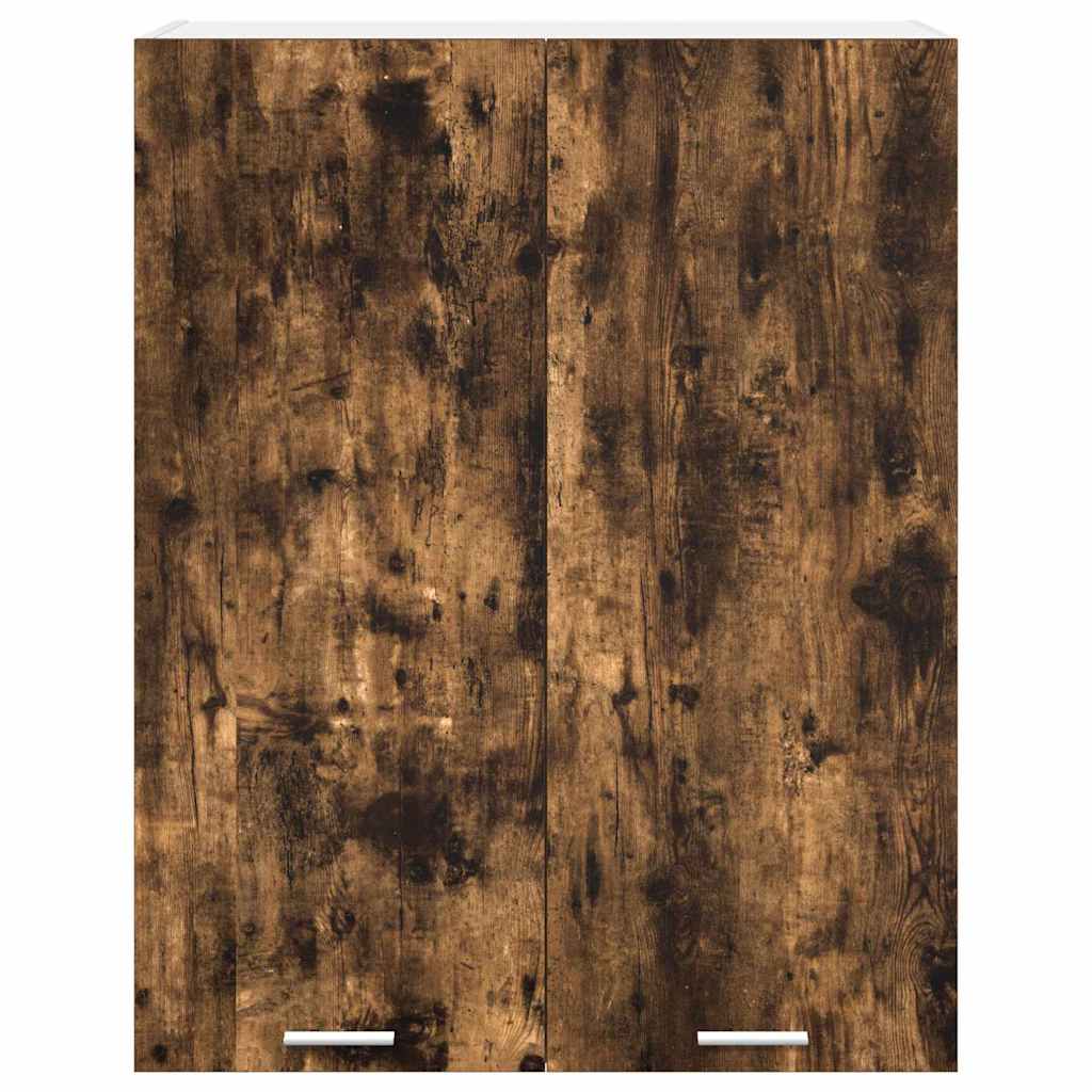 vidaXL Hanging Cabinet Smoked Oak 80 x 31 x 100 cm Engineered Wood