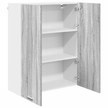 vidaXL Hanging Cabinet Grey Sonoma 80 x 31 x 100 cm Engineered Wood