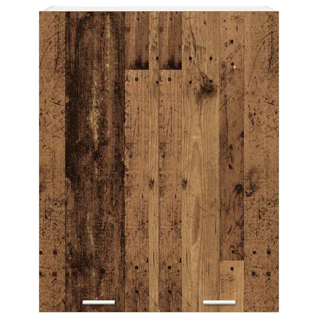 vidaXL Hanging Cabinet Old Wood 80 x 31 x 100 cm Engineered Wood