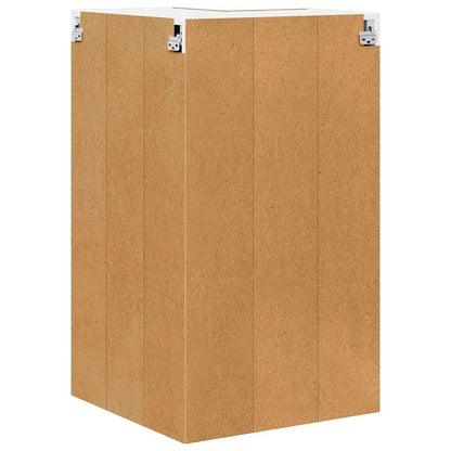 vidaXL Hanging Cabinet Artisan Oak and White 57 x 57 x 100 cm