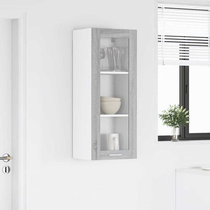 vidaXL Hanging Cabinet Grey Sonoma 40 x 31 x 100 cm Engineered Wood