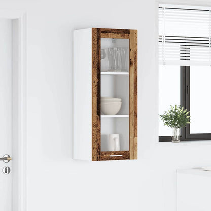 vidaXL Hanging Cabinet Old Wood 40 x 31 x 100 cm Engineered Wood