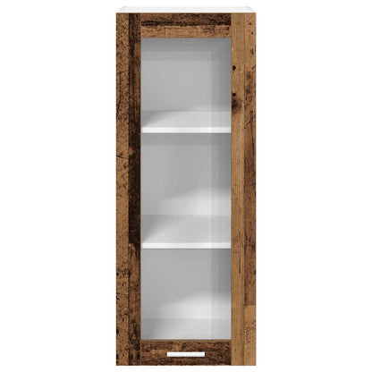 vidaXL Hanging Cabinet Old Wood 40 x 31 x 100 cm Engineered Wood