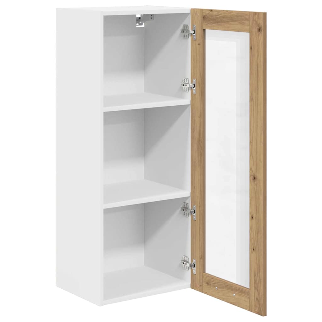 vidaXL Hanging Cabinet Artisan Oak 40 x 31 x 100 cm Engineered Wood