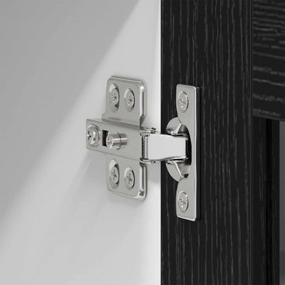 vidaXL Hanging Cabinet Black Oak 60 x 31 x 100 cm Engineered Wood