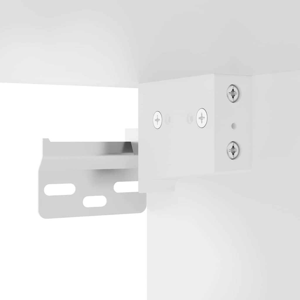 vidaXL Hanging Cabinet Black Oak 60 x 31 x 100 cm Engineered Wood
