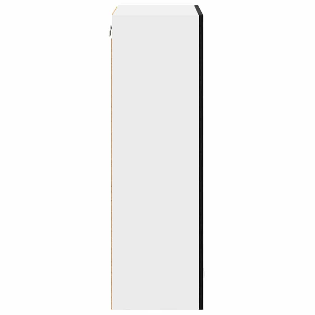vidaXL Hanging Cabinet Black Oak 60 x 31 x 100 cm Engineered Wood