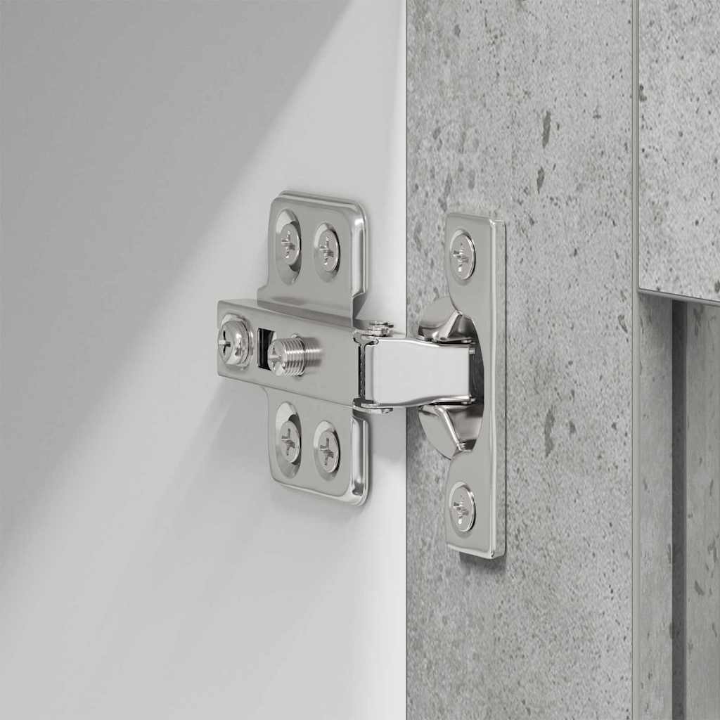 vidaXL Hanging Cabinet Concrete Grey 60 x 31 x 100 cm Engineered Wood