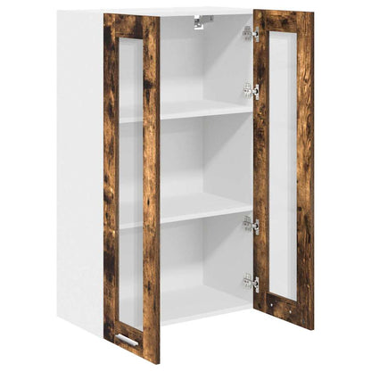 vidaXL Hanging Cabinet Smoked Oak 60 x 31 x 100 cm Engineered Wood