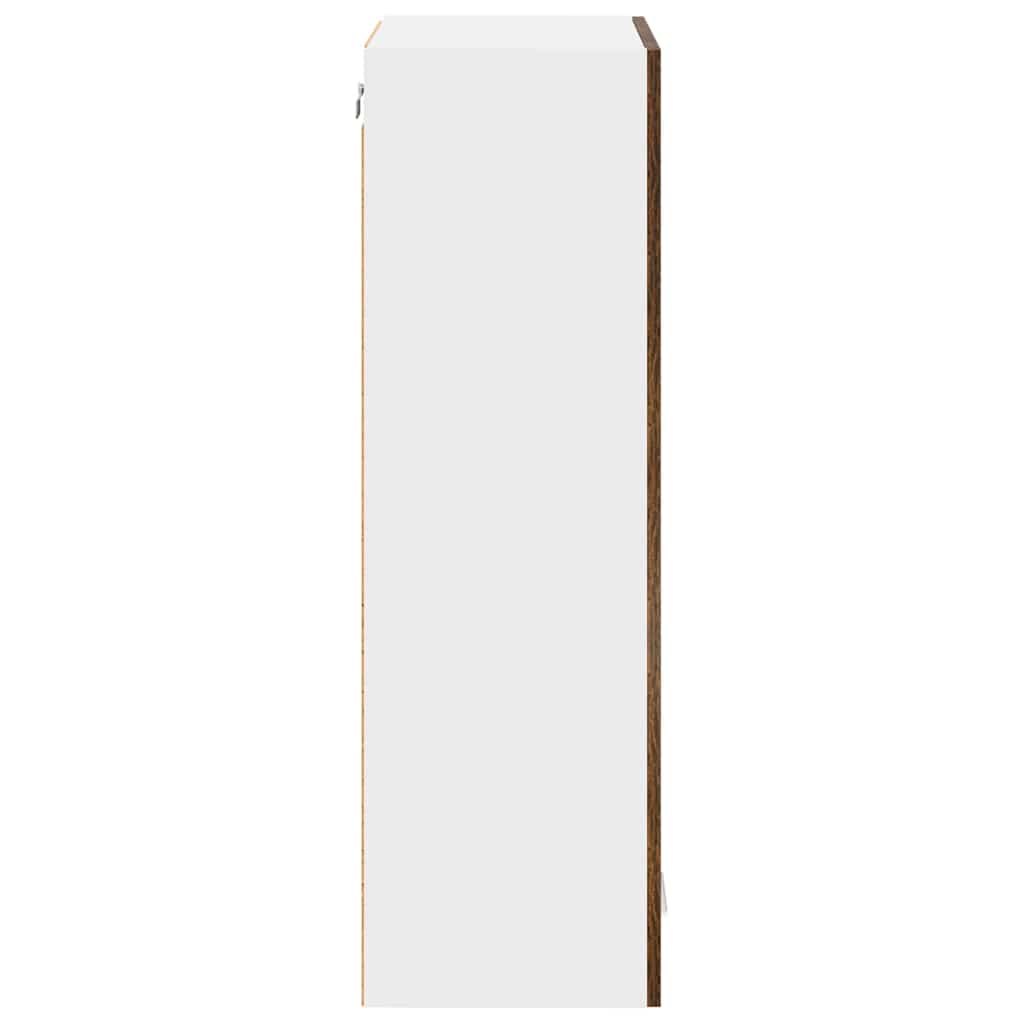 vidaXL Hanging Cabinet Smoked Oak 60 x 31 x 100 cm Engineered Wood