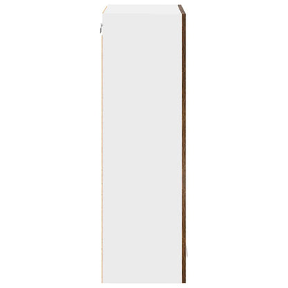 vidaXL Hanging Cabinet Smoked Oak 60 x 31 x 100 cm Engineered Wood