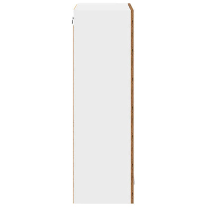vidaXL Hanging Cabinet Old Wood 60 x 31 x 100 cm Engineered Wood