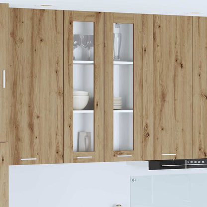 vidaXL Hanging Cabinet Artisan Oak 60 x 31 x 100 cm Engineered Wood
