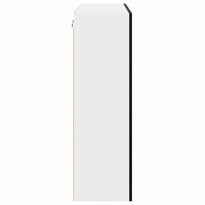 vidaXL Hanging Cabinet Black Oak 80 x 31 x 100 cm Engineered Wood