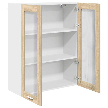 vidaXL Hanging Cabinet Sonoma Oak 80 x 31 x 100 cm Engineered Wood