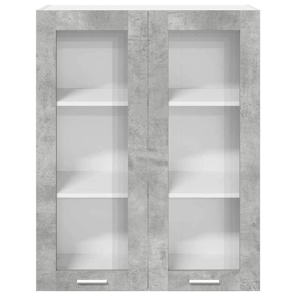 vidaXL Hanging Cabinet Concrete Grey 80 x 31 x 100 cm Engineered Wood