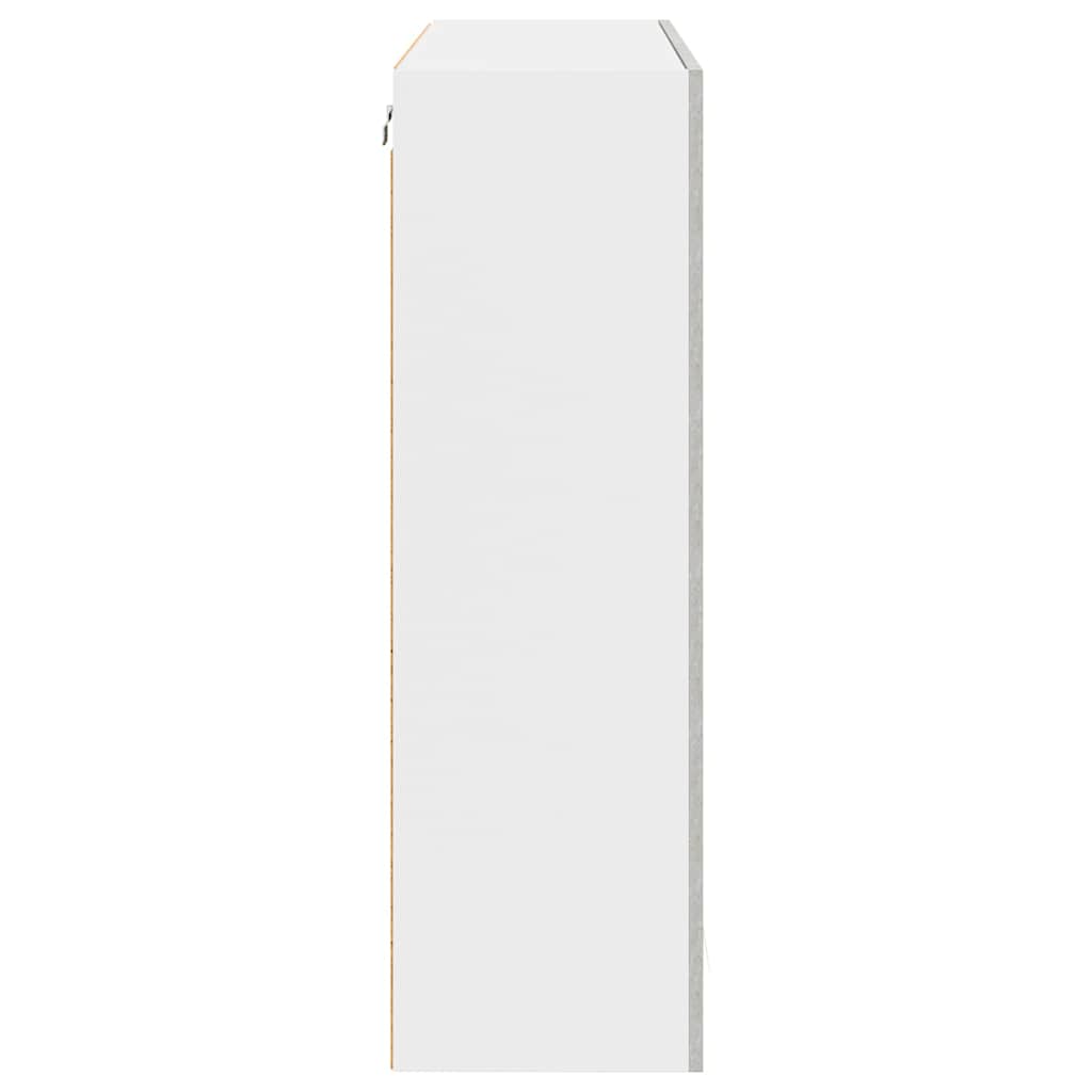 vidaXL Hanging Cabinet Concrete Grey 80 x 31 x 100 cm Engineered Wood