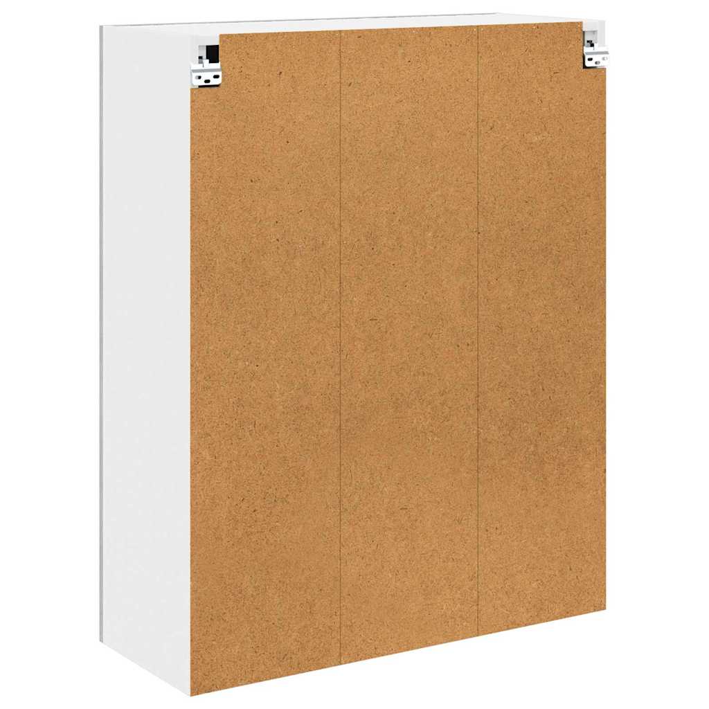 vidaXL Hanging Cabinet Grey Sonoma 80 x 31 x 100 cm Engineered Wood