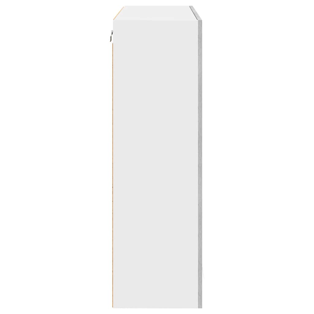 vidaXL Hanging Cabinet Grey Sonoma 80 x 31 x 100 cm Engineered Wood