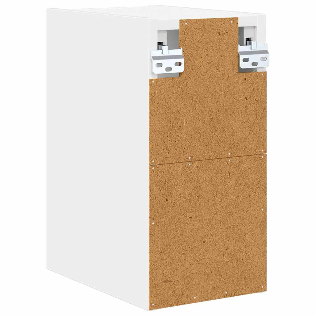 vidaXL Hanging Cabinet White 20 x 29.5 x 40 cm Engineered Wood