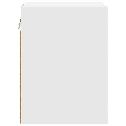 vidaXL Hanging Cabinet White 20 x 29.5 x 40 cm Engineered Wood