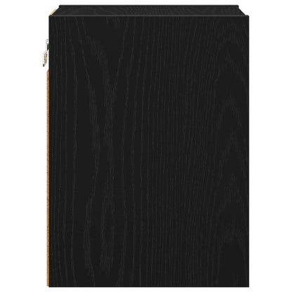 vidaXL Hanging Cabinet Black Oak 20 x 29.5 x 40 cm Engineered Wood