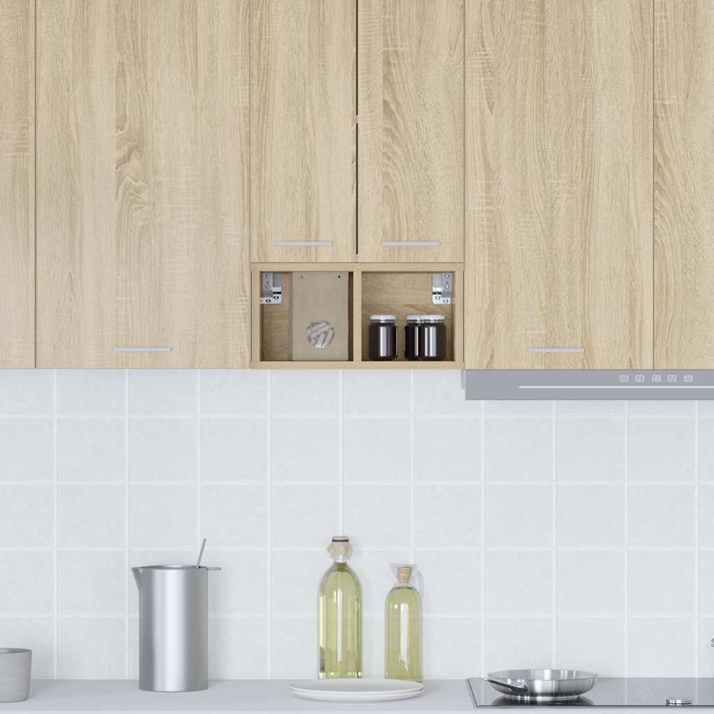 vidaXL Hanging Cabinet Sonoma Oak 20 x 29.5 x 40 cm Engineered Wood