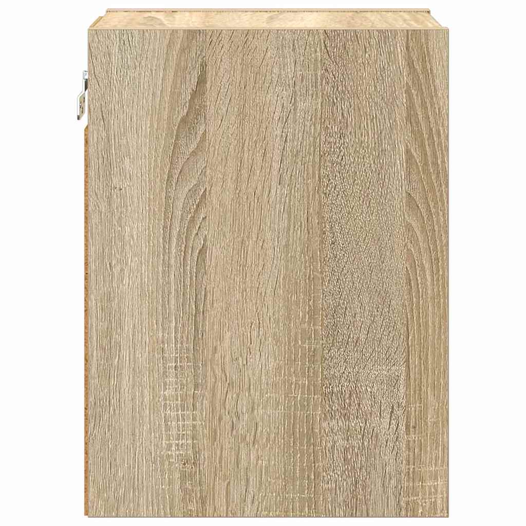 vidaXL Hanging Cabinet Sonoma Oak 20 x 29.5 x 40 cm Engineered Wood