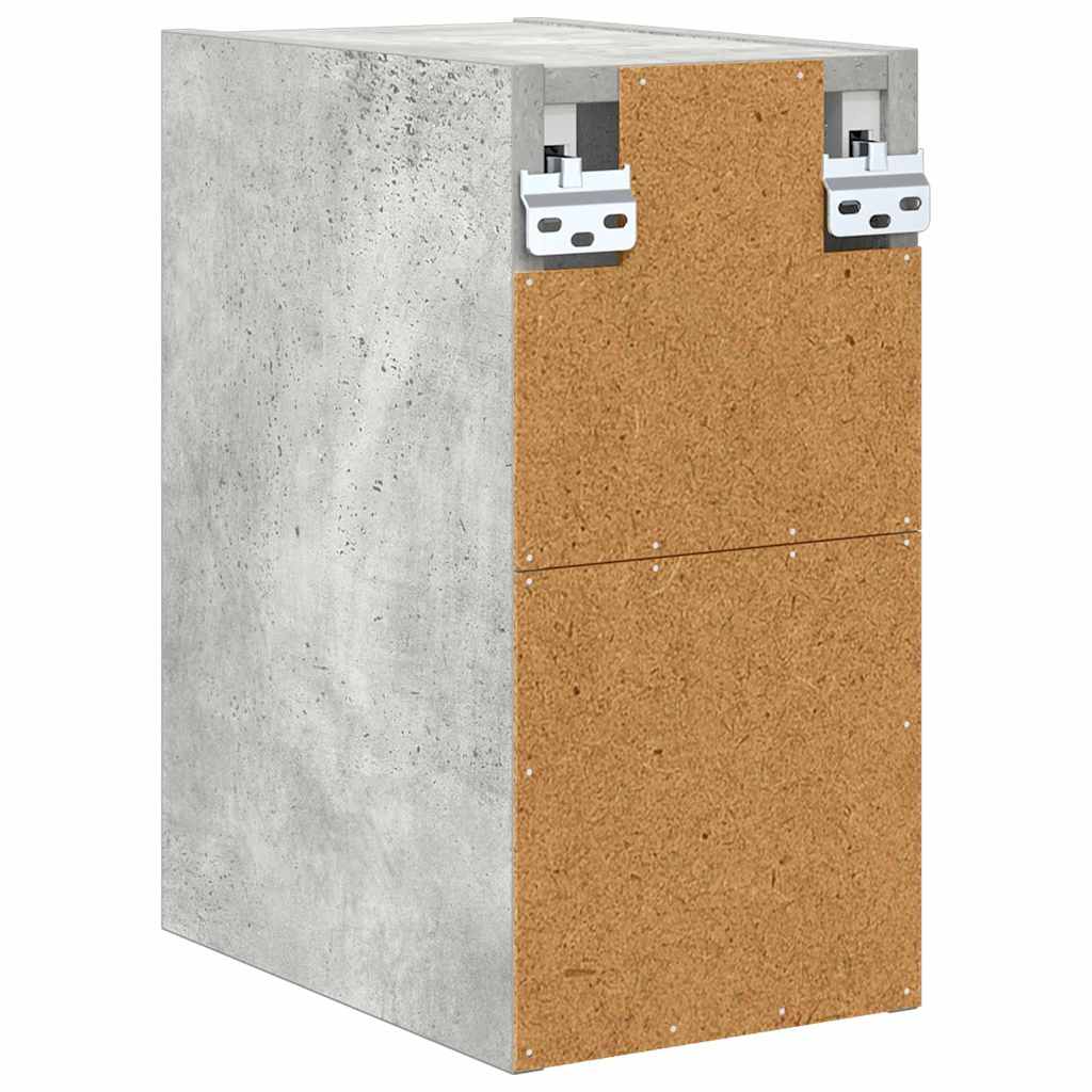vidaXL Hanging Cabinet Concrete Grey 20 x 29.5 x 40 cm Engineered Wood