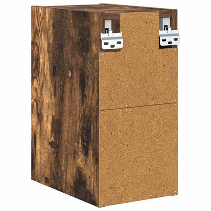 vidaXL Hanging Cabinet Smoked Oak 20 x 29.5 x 40 cm Engineered Wood