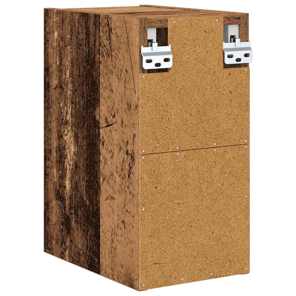 vidaXL Hanging Cabinet Old Wood 20 x 29.5 x 40 cm Engineered Wood