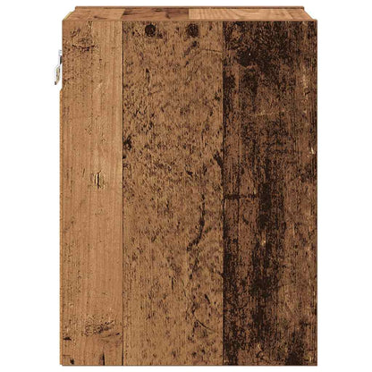 vidaXL Hanging Cabinet Old Wood 20 x 29.5 x 40 cm Engineered Wood