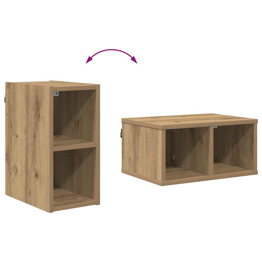 vidaXL Hanging Cabinet Artisan Oak 20 x 29.5 x 40 cm Engineered Wood