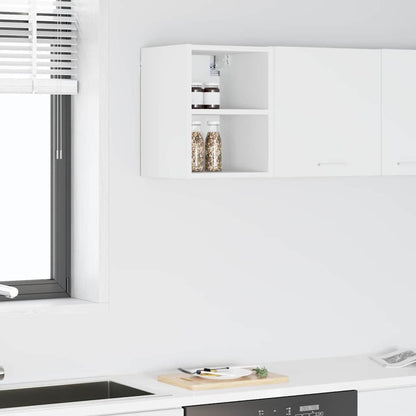 vidaXL Hanging Cabinet White 30 x 29.5 x 40 cm Engineered Wood