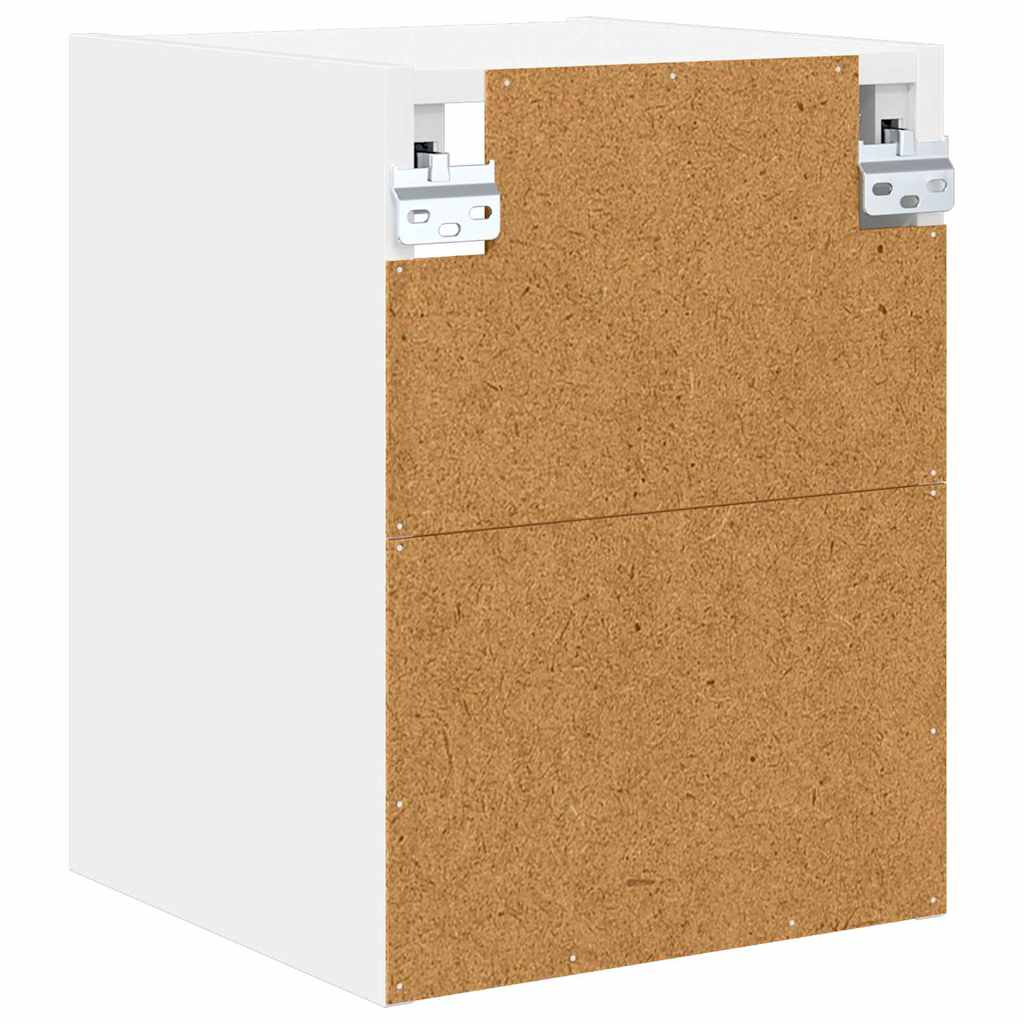 vidaXL Hanging Cabinet White 30 x 29.5 x 40 cm Engineered Wood