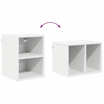 vidaXL Hanging Cabinet White 30 x 29.5 x 40 cm Engineered Wood