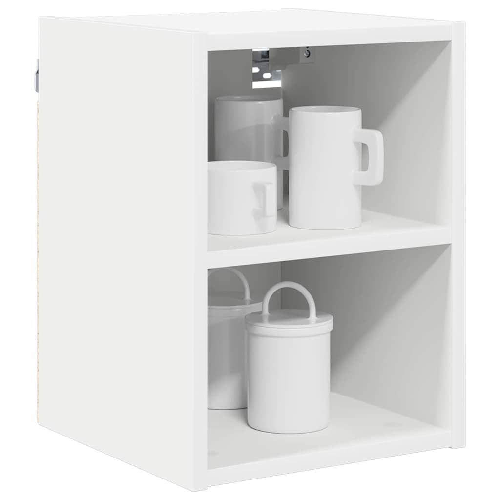 vidaXL Hanging Cabinet White 30 x 29.5 x 40 cm Engineered Wood