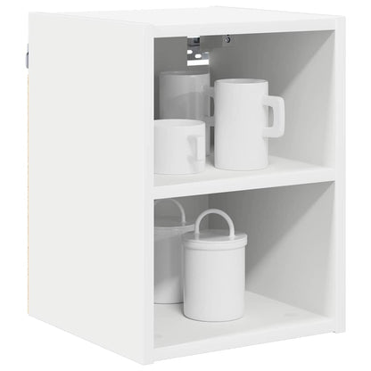 vidaXL Hanging Cabinet White 30 x 29.5 x 40 cm Engineered Wood