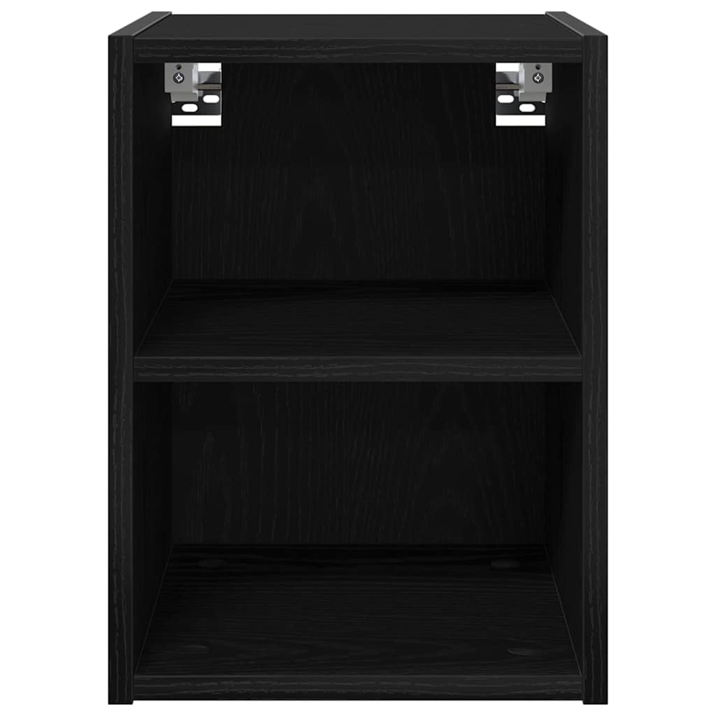 vidaXL Hanging Cabinet Black Oak 30 x 29.5 x 40 cm Engineered Wood