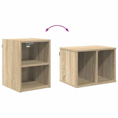 vidaXL Hanging Cabinet Sonoma Oak 30 x 29.5 x 40 cm Engineered Wood