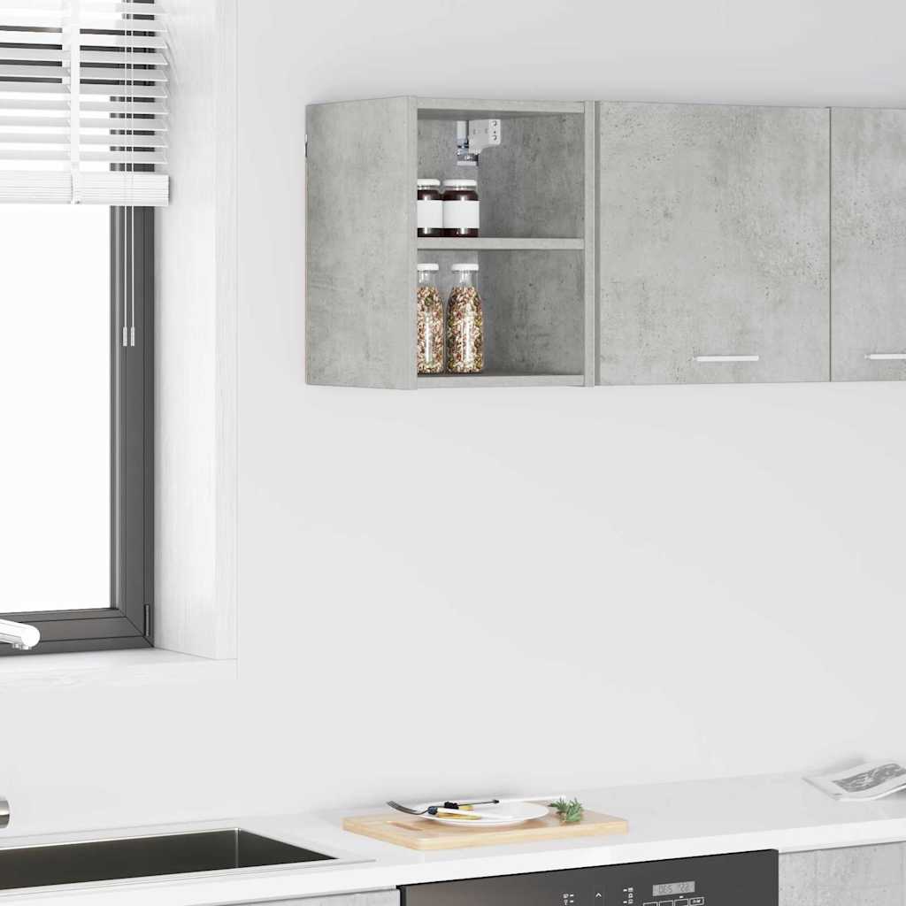vidaXL Hanging Cabinet Concrete Grey 30 x 29.5 x 40 cm Engineered Wood