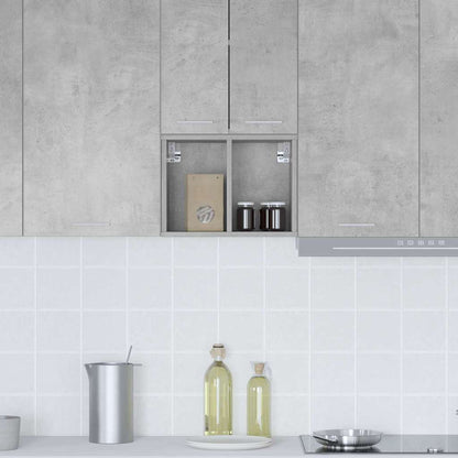 vidaXL Hanging Cabinet Concrete Grey 30 x 29.5 x 40 cm Engineered Wood